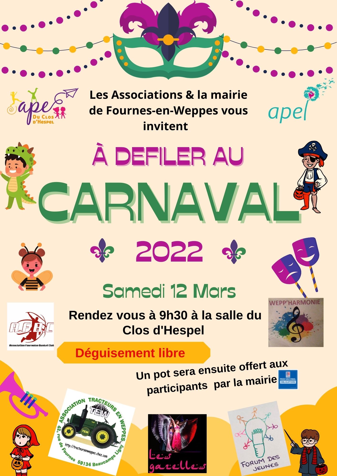 Affiche CARNAVAL 2022