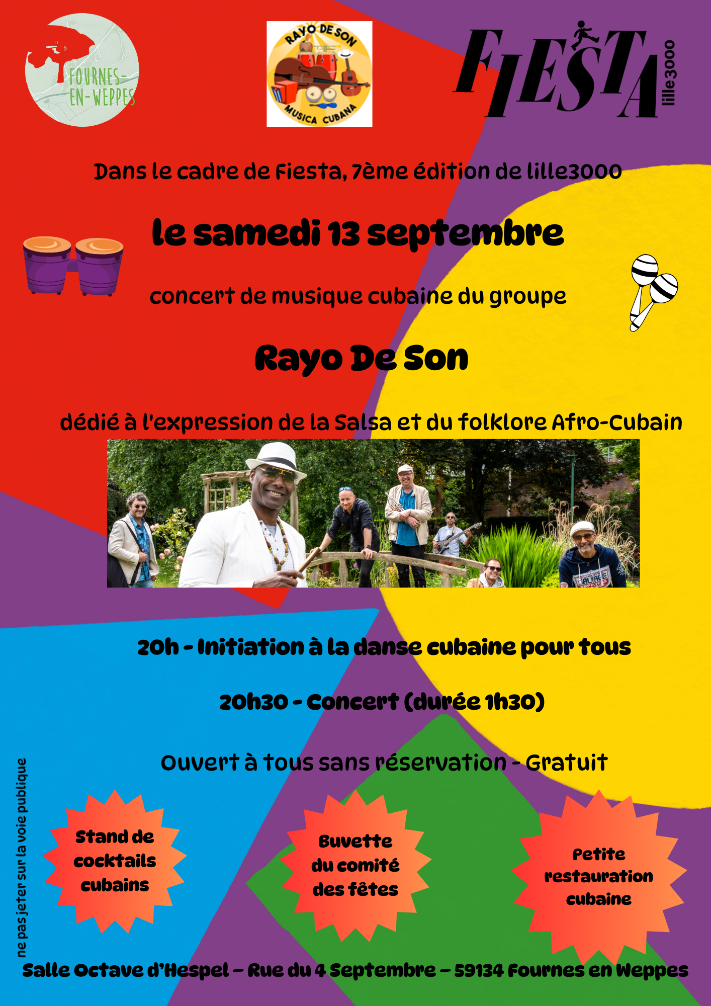 Dans le cadre de Fiesta 7ème édition de lille3000 Flyer A4 1
