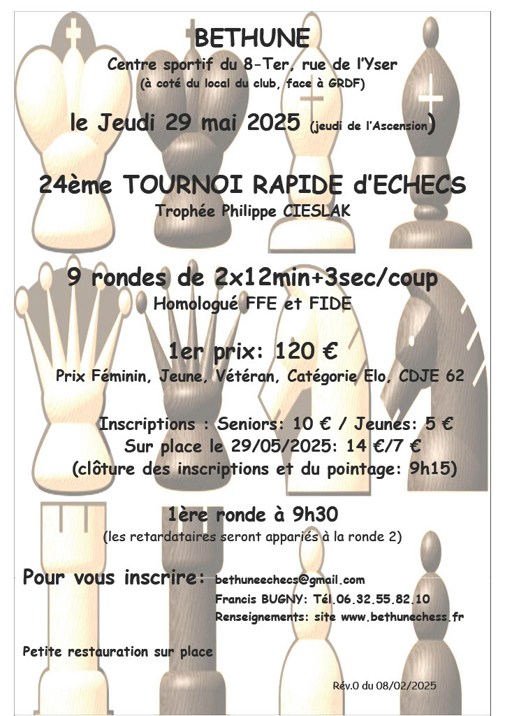 affiche rapide 2025